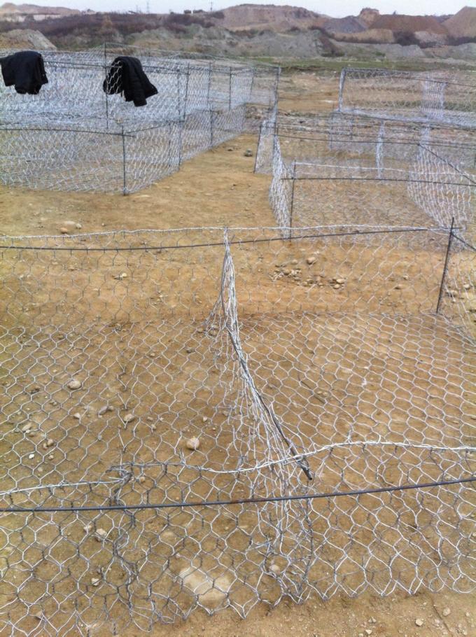 Galfan Coated Gabion Reno Mattress 6 X 2 X 0.5M 80 X 100MM For River