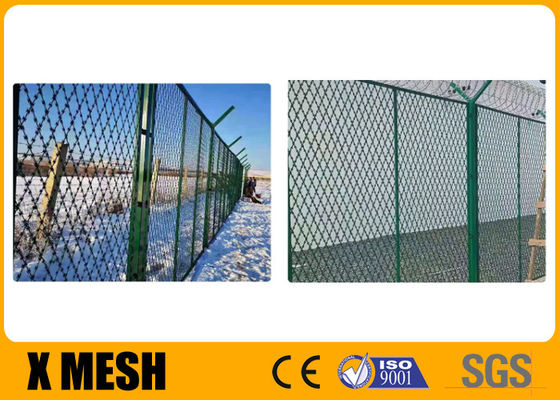 200gsm Hot Dipped Galvanized Welded Razor Barbed Wire Mesh 75mmx150mm