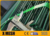 Commercial Chain Link Green Powder Coated Fencing BS 10244 M8*40mm