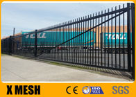 Commercial Rail 140mm Security Metal Fencing Pre Galvanised