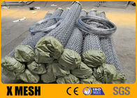Heavy Galvanized 4mm Chain Link Mesh Fencing Commercial Areas Cyclone 2.1 M High