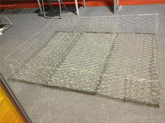 Hot Dipped Galvanized Gabion Boxes / Reno Mattress With 6 X 8 / 8 X 10 Aperture