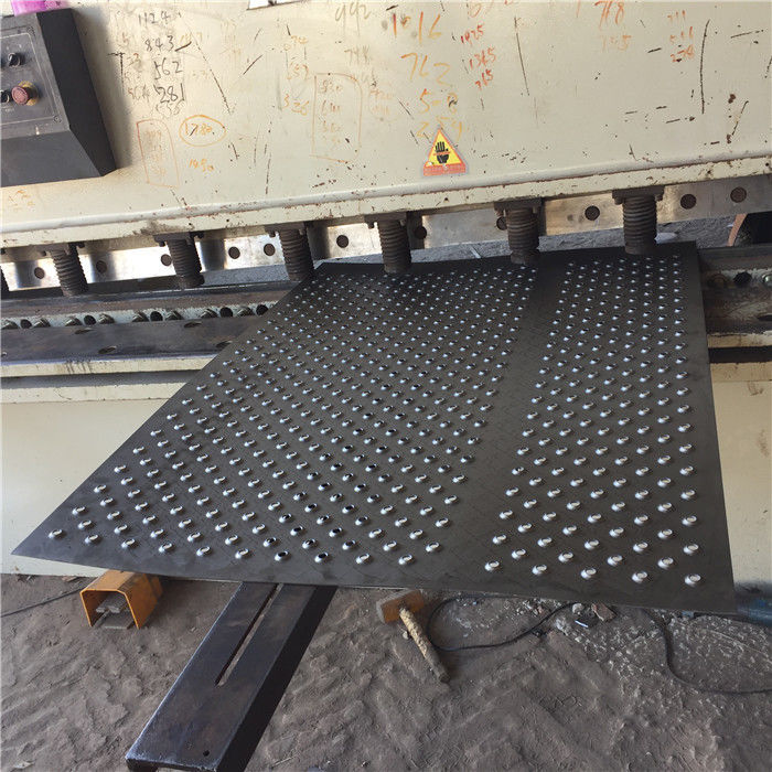 Galvanized Plate Grip Strut Grating Perforated Round Flanging Grating For Walkway