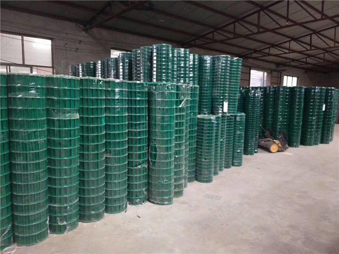 Green Pvc Coated Wire Mesh Fencing Panels Rolls Jdx12 8 For Tree Guards