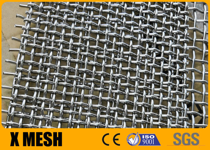 Space 25mm*25mm Crimped Wire Mesh 1.5x2m Gravel Screen Mesh