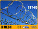 CBT 65 Type Concertina Wire With SUS 304 Material 0.5mm Thickness For Security Fence