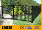 25x25mm Picket Security Metal Fencing 6 Point Welds For Garden