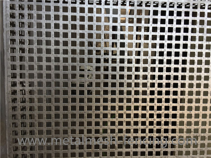 Customized Square Hole Perforated Metal Plate Bending And Forming