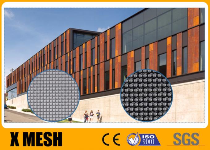 Dia 0.8mm 316 Stainless Steel Security Mesh Screens Acid Resisting