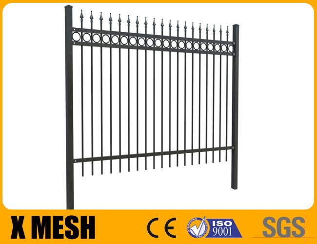 48'' Commercial Wrought Iron Fence ASTM F2408 Powder Coated
