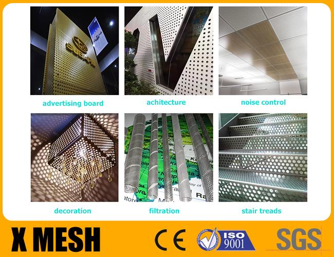 Perforated Metal Sound Absorbing Panels Thickness 1.6mm