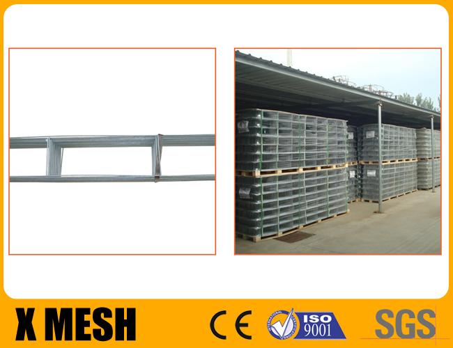 ASTM A641 Construction Wire Mesh For Concrete Walls Spaced 16"