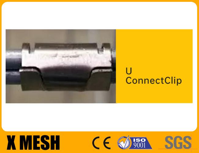 5mm Wire Gauge Welded Gabion Baskets Silver Galfan For Architectural