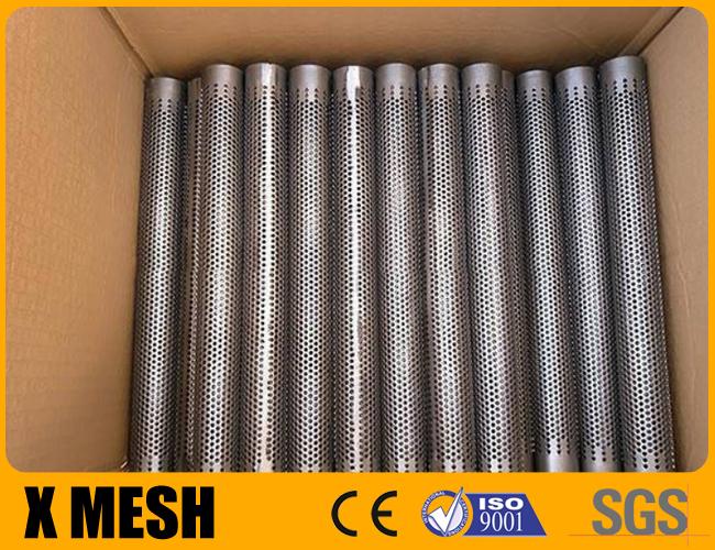 2 Inch 304 Stainless Steel Perforated Metal Mesh Filter / Perforated