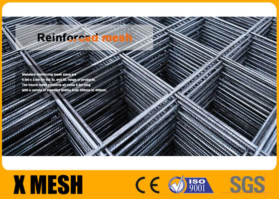 6m X 2.4m Size Reinforced Mesh Sl72 Series Concrete Metal Mesh Square