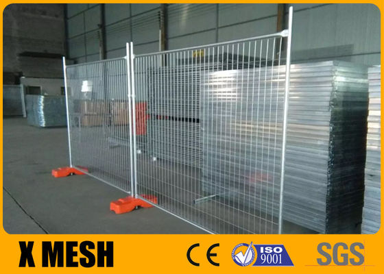Hot Dipped Galvanized Metal Mesh Fencing Site Security 2.4x2.1m Size As 4687 Standard
