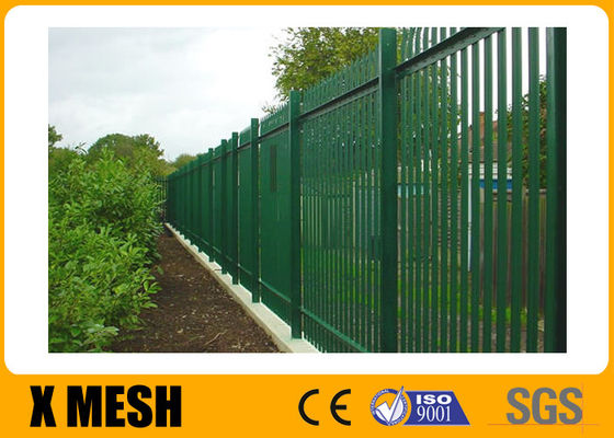 1.8m 17pcs Pales Palisade Fencing Panels For Industrial Plant