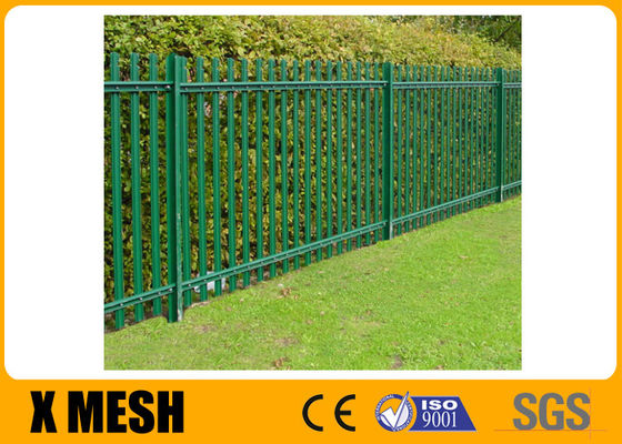 W Profile Steel Palisade Fencing Hot Dipped Galvanized 2400hx2300l In Cell Tower