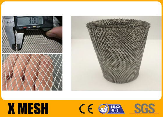 Hot Galvanized Silver Color Expanded Metal Mesh For Construction