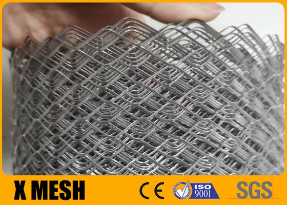 Rib Lath Mesh With 15mm X 10mm Hole Size 60mm Width ASTM Standard