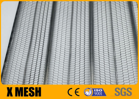 1/8'' 0.35mm Galvanized High Rib Expanded Metal Lath 610X2440 For Construction Fields