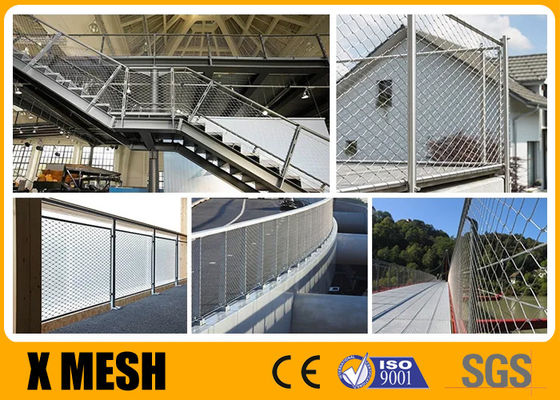 Rust Resistance Woven Wire Mesh Netting X Tend Mesh  For Safety Net 2.0m Width