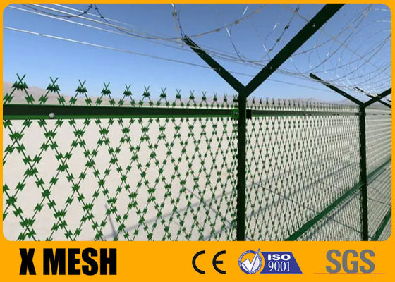 ASTM Standard Bto-22 Welded Razor Wire Mesh Is Used In Airports And itary Bases