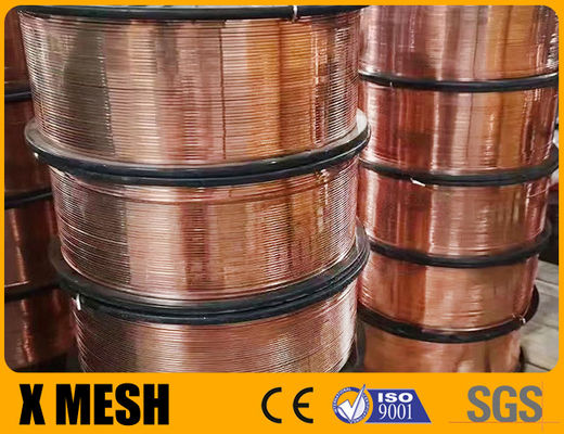 Flat Type Coated Copper Galvanized Stitching Wire For Corrugated Box Coil
