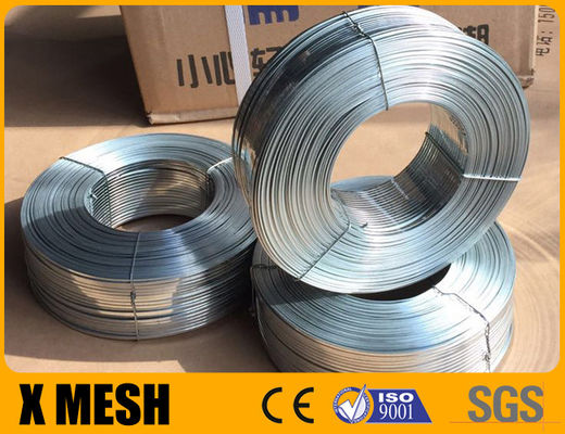Flat Galvanised Stitching Wire 1.75mm X 0.75mm Silver Color For Box Making