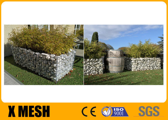 0.5m Width 1m Length 4x1x1m Rock Basket Retaining Wall Welded