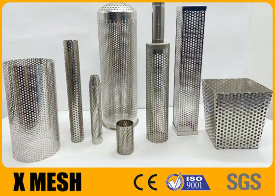 No Rust Perforated Metal Mesh Filter 304 316 316l Stainless Steel