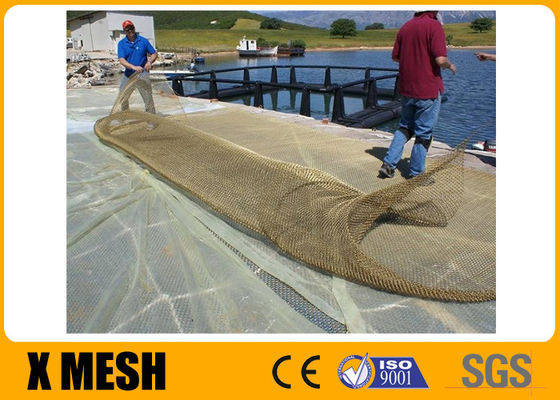 3.5mm Woven Wire Mesh 35mm X 35mm Opening Size For Fish Production