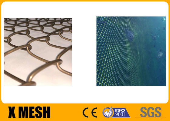 2.0mm 20 × 20 Mm Woven Copper Mesh Anti Biofouling