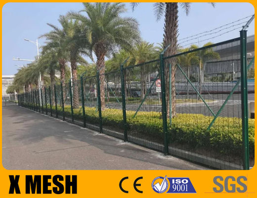 Anti Climb Fence 358 Anti Cut Wire Mesh Panel Clear View Type With 2m Width For Road Protect