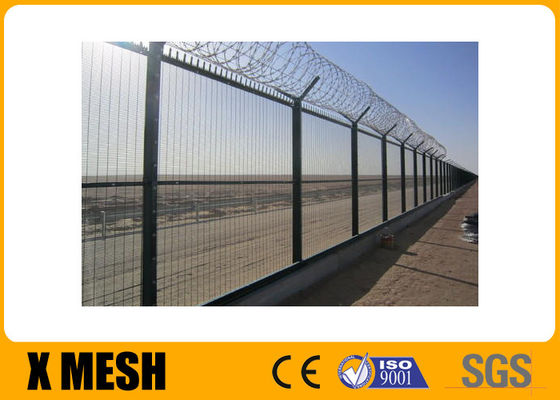 10.5ga Anti Climb Mesh Fence 3&quot;X0.5&quot; Prison Mesh Fencing