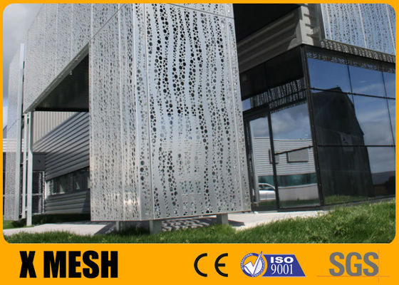 2mm Perforated Galvanized Sheet Metal 63% Open Punched Metal Panels