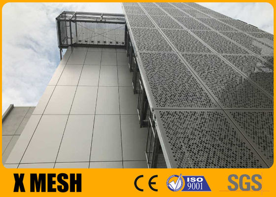 Square Perforated 2mm Stainless Steel Sheet With Holes Width 1200mm