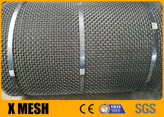 Hole 75mm Stainless Steel Woven Wire Mesh Roll ASTM A853