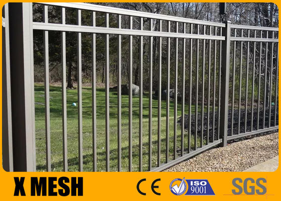 Sport Field 60x60mm Post Security Metal Fencing Anti Corrosion Uv Resistance