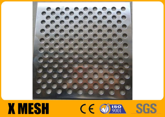 2.44m Length Perforated Stainless Steel Mesh Round Shape Metal For Decoration Wall