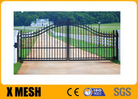 6063 T6 Security Metal Fencing Spacing 140mm Galvanised Steel Gate