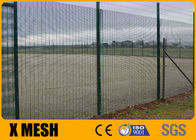 4mm Wire Anti Climb Mesh Fence 10.5ga Green Powder Coated
