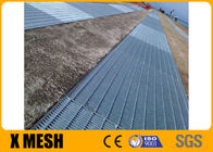 Serrated Surface Welded Steel Grating 30mmx100mm Hole For Wastewater Treatment