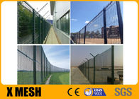 Easily Assembled 0.6m Clear View Fencing Anti Theft No Climb Powder Coated High Security