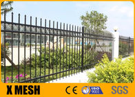 5x8ft Ornamental Metal Fencing Pre Galvanized With Powder Coated Full Welding Eco Friendly