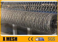 Hillside Gabion Wire Mesh Galvanized After Weaving Type 1 X 1 X 3m Size