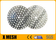 Powder Coated Perforated Metal Mesh A36 Steel Material Heavy Weight For Machine