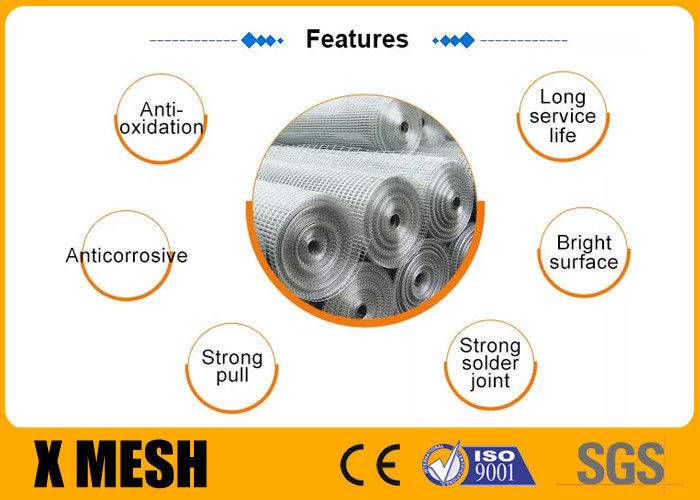 25m Long 1.0mm Wire Diameter Stainless Steel Welded Mesh 9.50 X 9.50mm Size