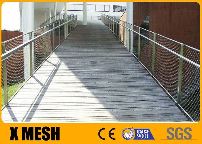 4.0mm 316 Stainless Steel Woven Wire Mesh For Fall Stop Nets Corrosion ...