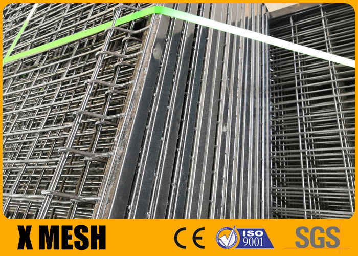BS 10244 Wire Metal Mesh Fencing V Shaped H 2.4m Powder Coated